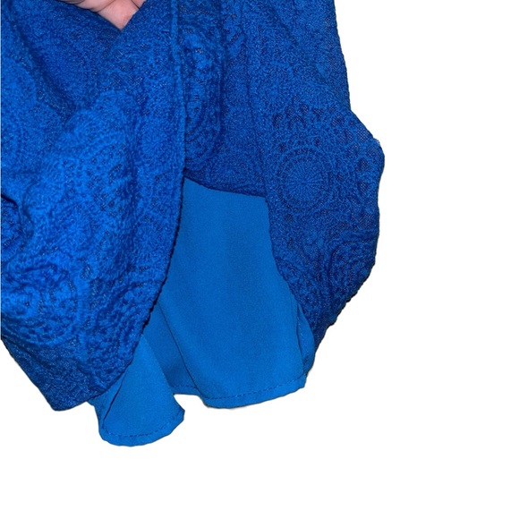 NWOT Blue Lucy Love Lace Mini Dress - Picture 6 of 8